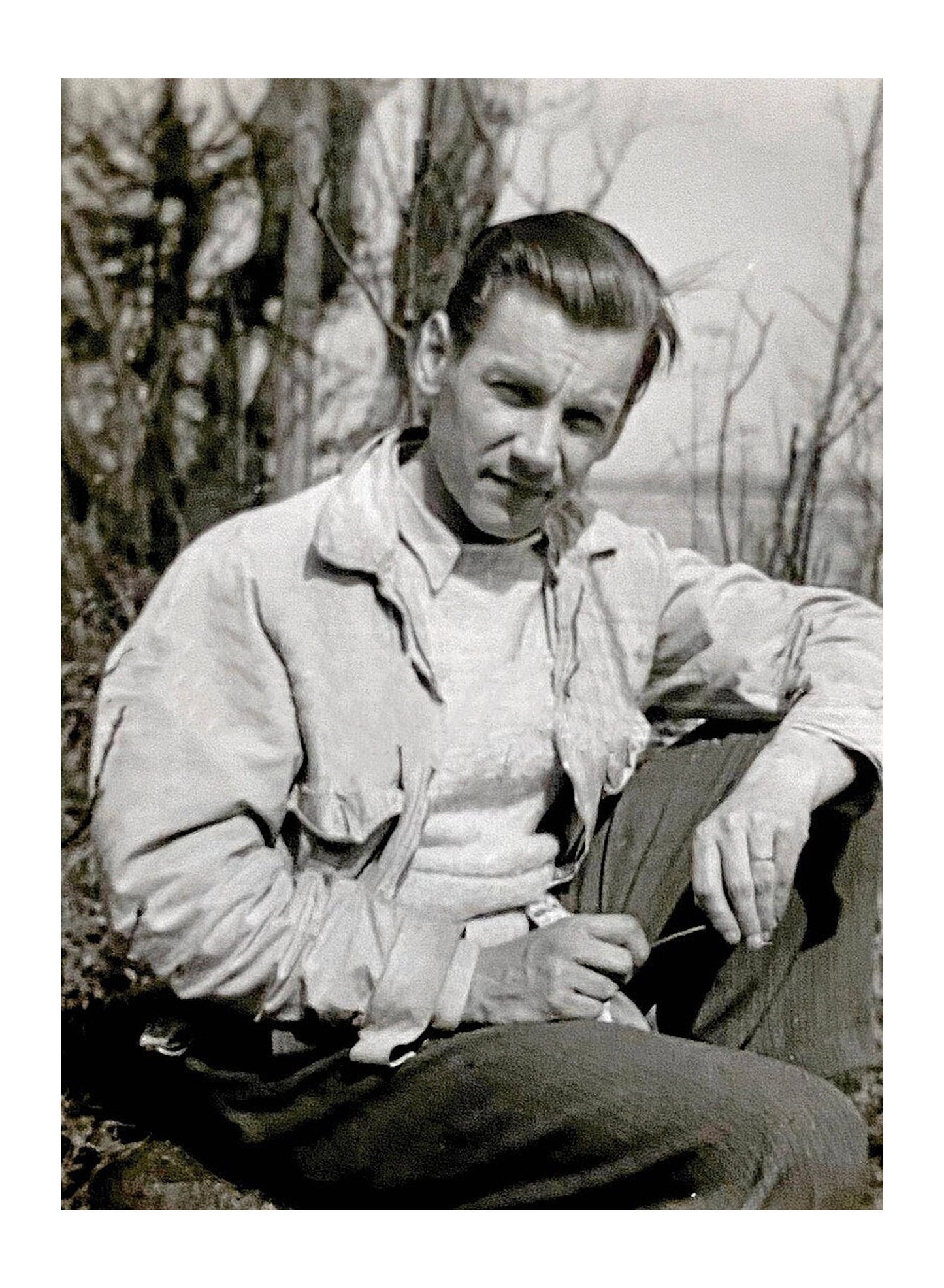 Finnish Pine Stool by Olof Ottelin 1960s