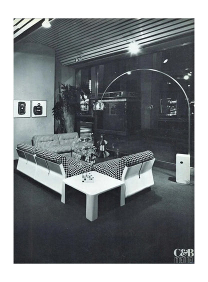 Amanta lounge chair by Mario Bellini for C&B Italia in the 1960s