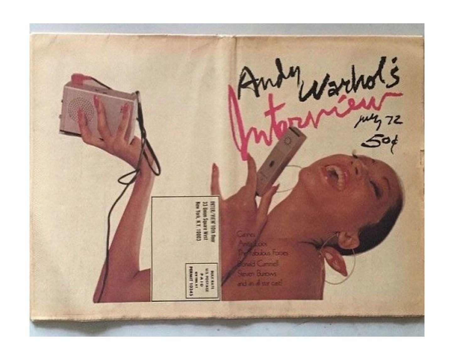 1970s Andy Warhol “Interview” Magazine T-shirt