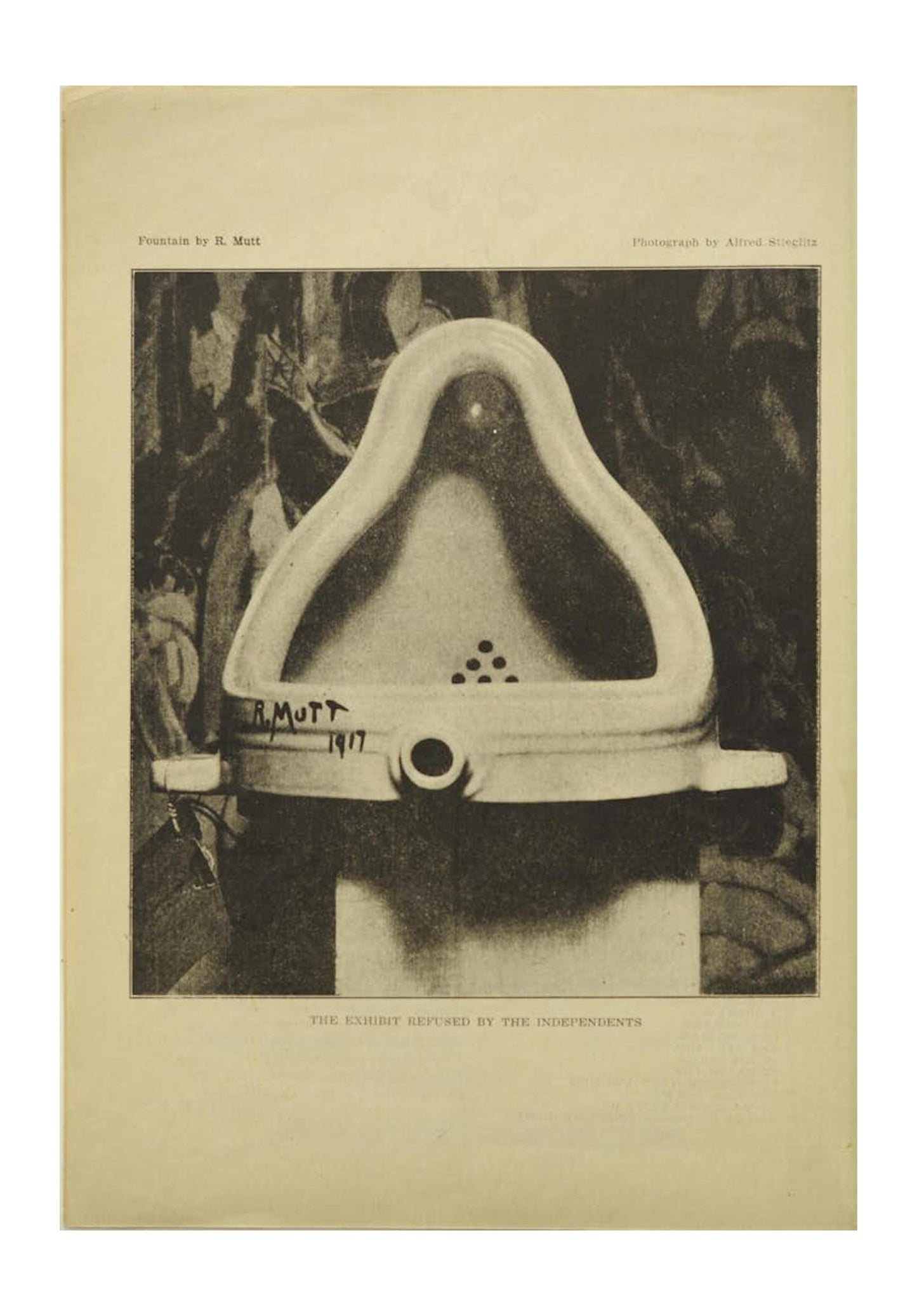 1996 Marcel Duchamp “Fountain” Whitney Museum Exhibition T-Shirt