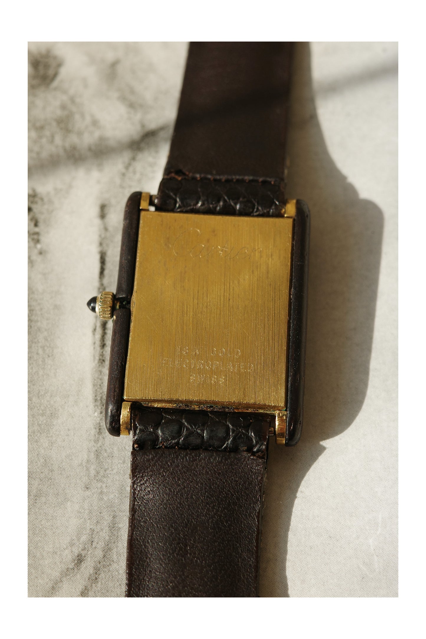 1975 Cartier Tank "Palissandre de Rio" Ref.21611