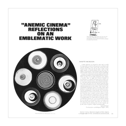 Marcel Duchamp "Anemic Cinema"1926