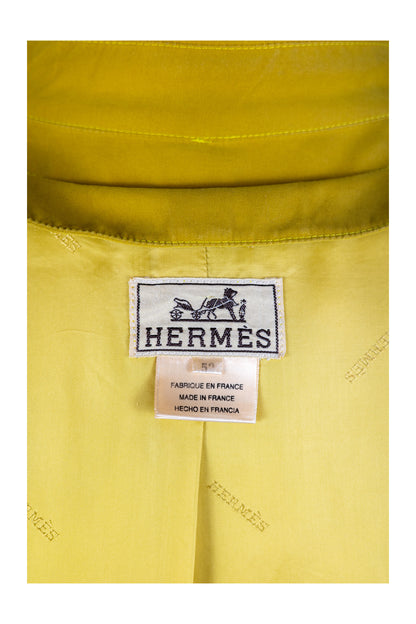 1990's HERMES HOMME             Horseriding Quilting Coat