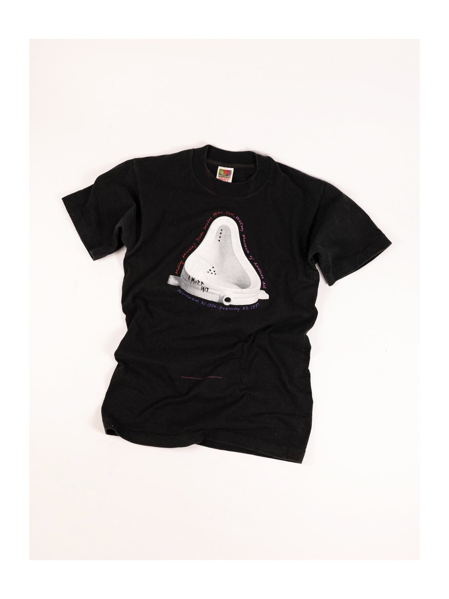 1996 Marcel Duchamp “Fountain” Whitney Museum Exhibition T-Shirt