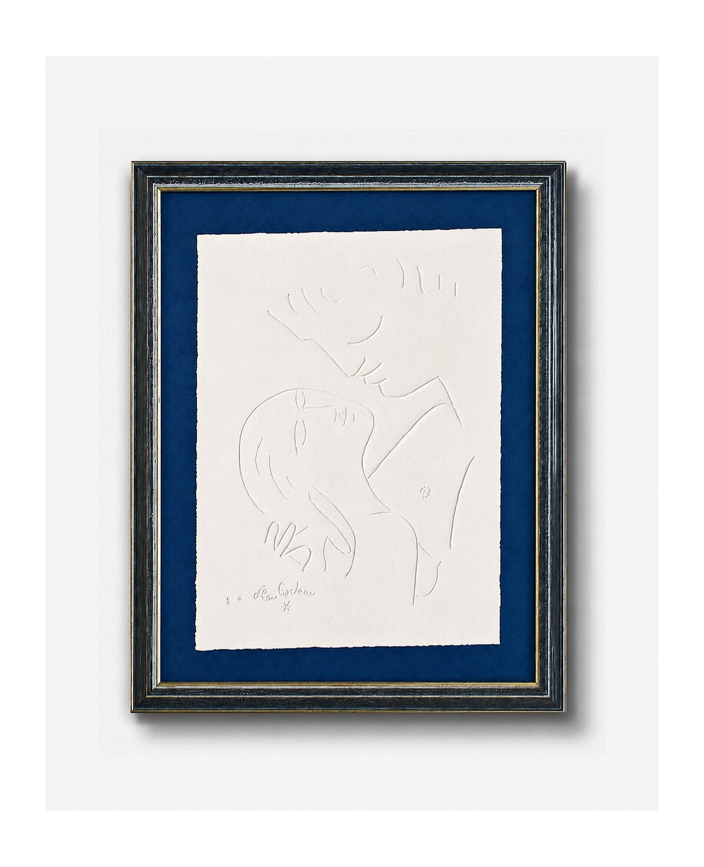 Jean Cocteau “Couple amoureux”
Blind Emboss on Handmade Paper, 1992