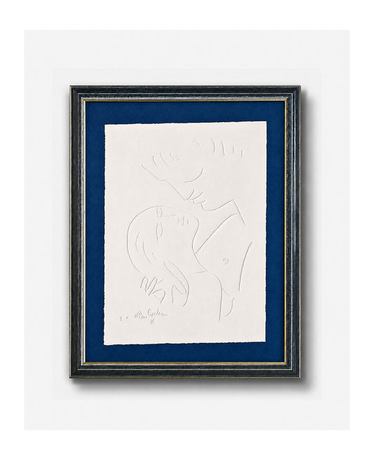 Jean Cocteau “Couple amoureux”
Blind Emboss on Handmade Paper, 1992