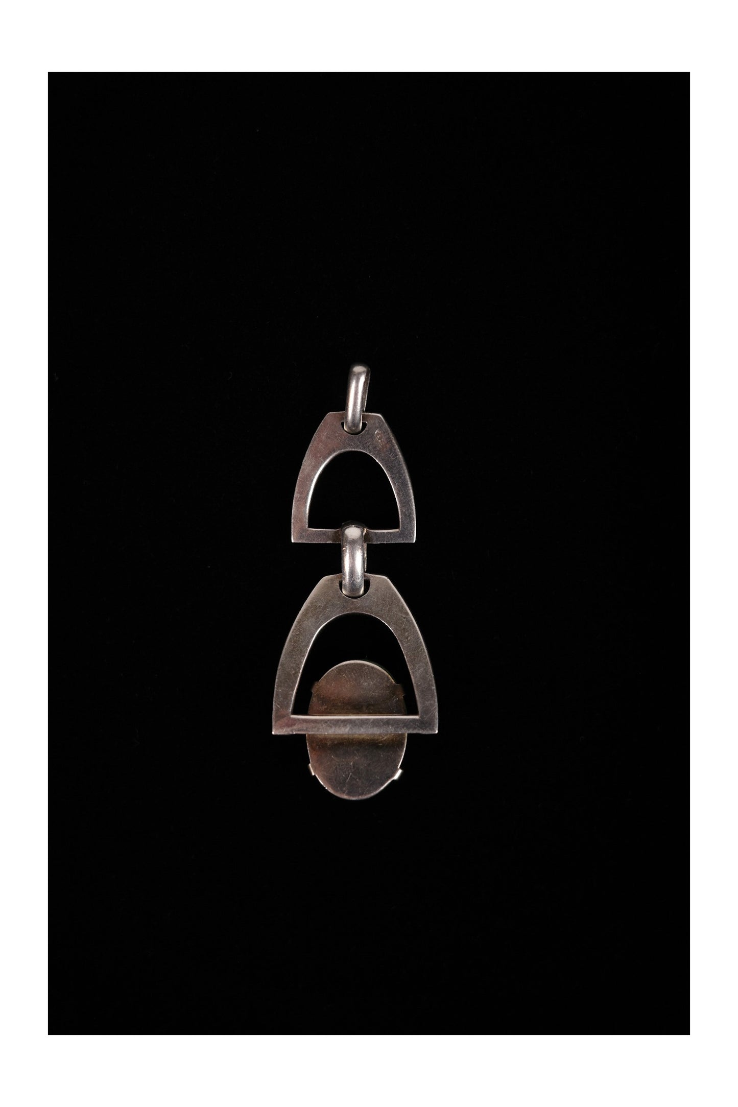 1960's Georges L'Enfant Horsebit Jade Nacklace