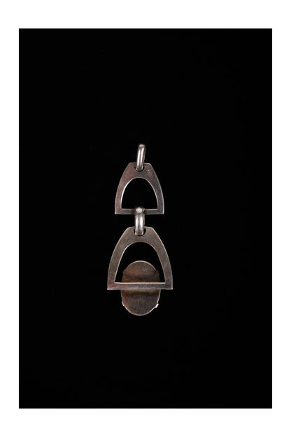 1960's Georges L'Enfant Horsebit Jade Nacklace