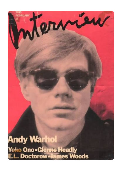 1970s Andy Warhol “Interview” Magazine T-shirt