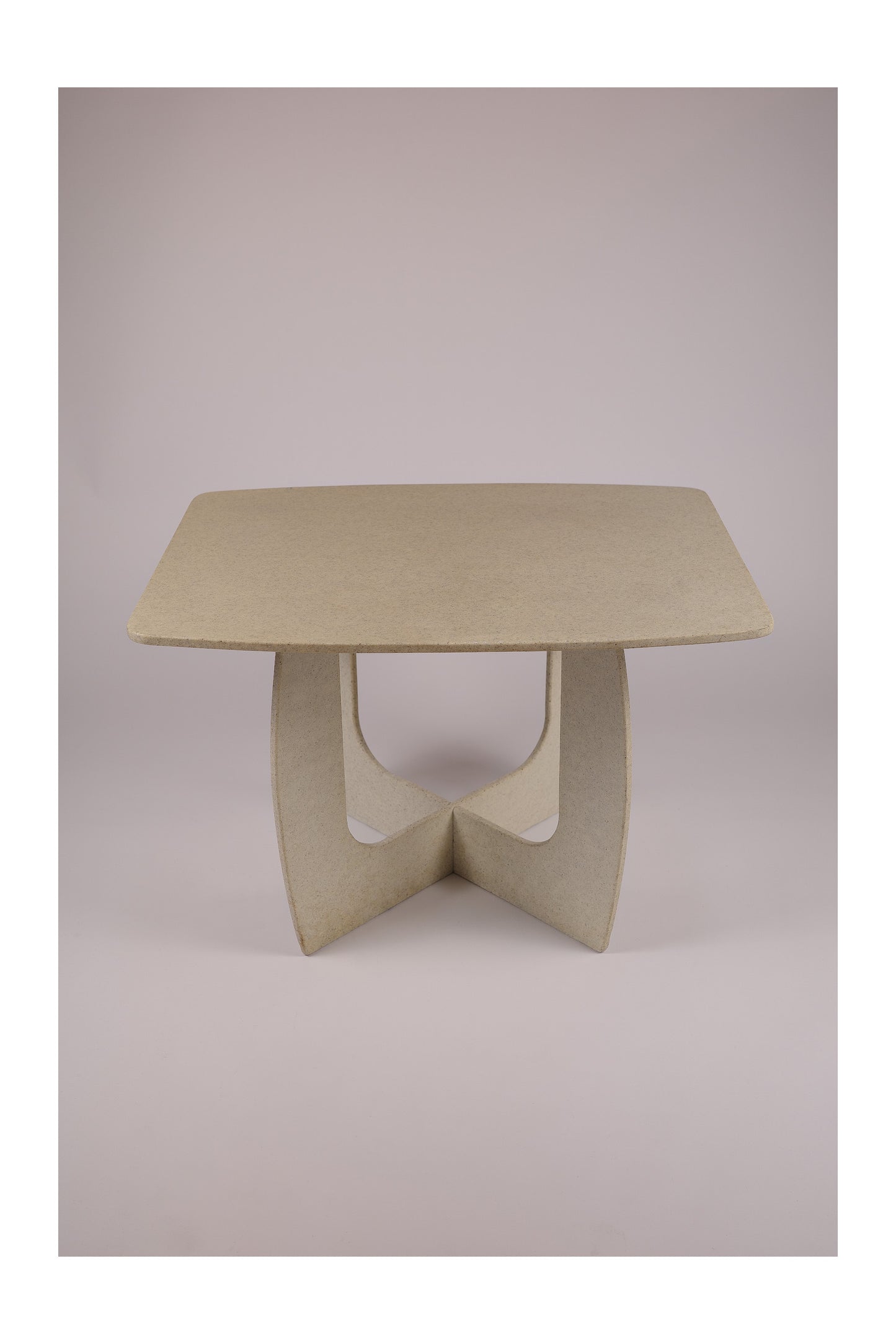 Italian Sculptural Granite Table, 1980s