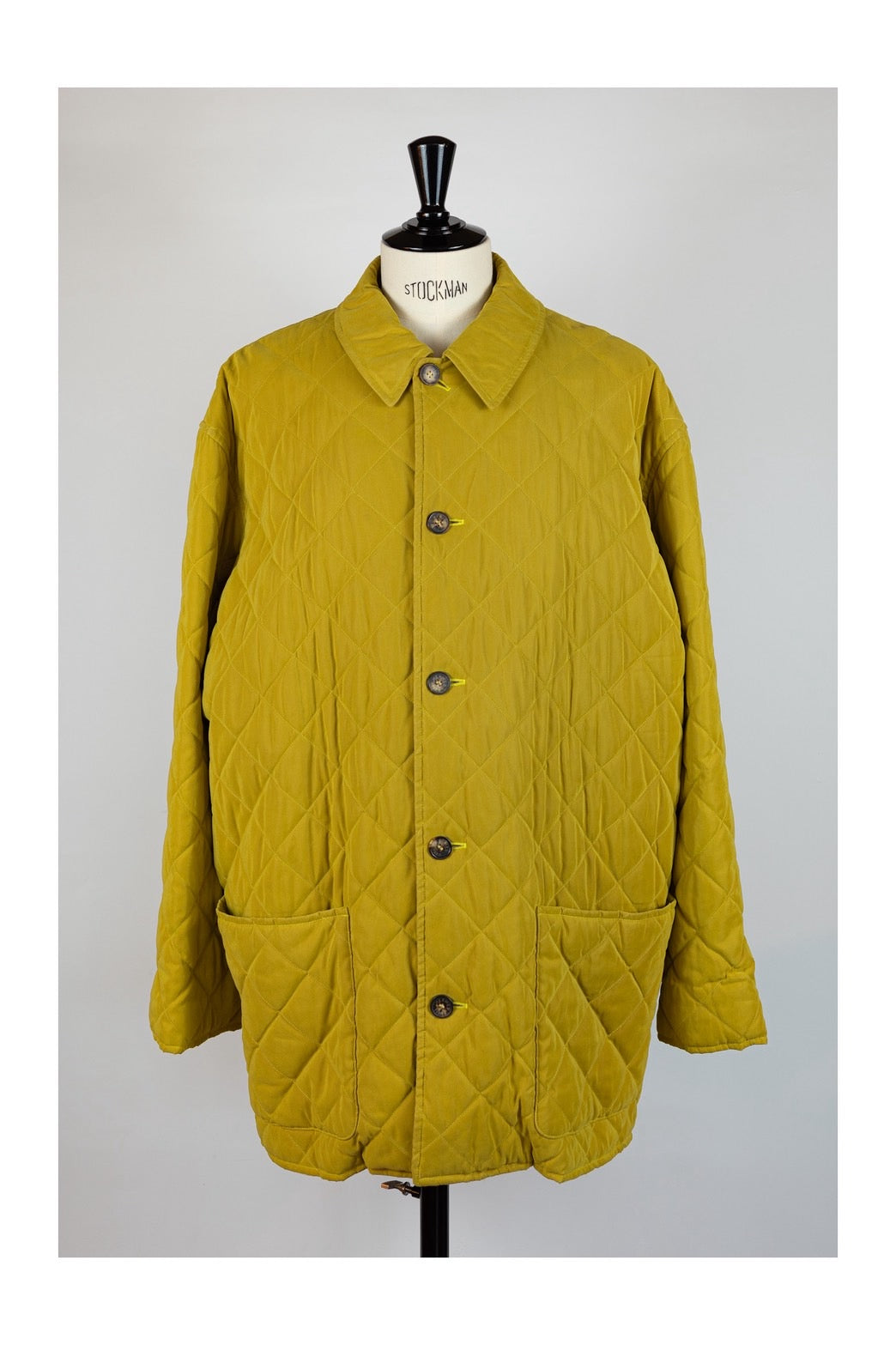 1990's HERMES HOMME             Horseriding Quilting Coat