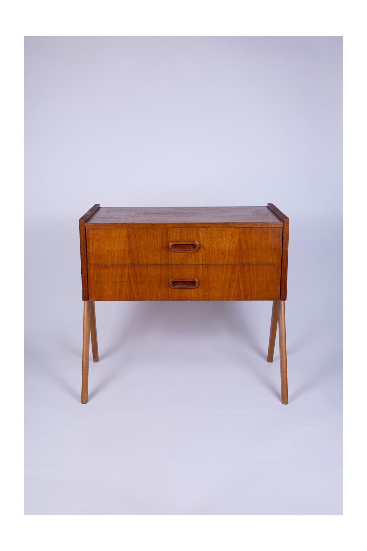 Scandinavian Teak Bedside Cabinet, 1960s