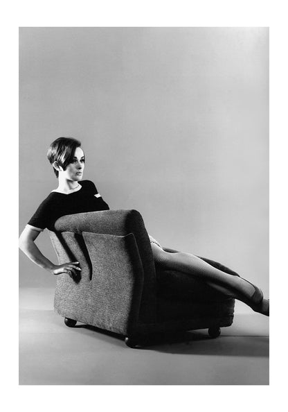 Amanta lounge chair by Mario Bellini for C&B Italia in the 1960s