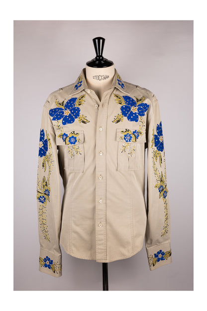 Gucci by Tom Ford SS2000 Embellished Military Shirt