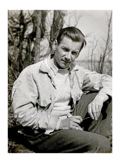 Finnish Pine Stool by Olof Ottelin 1960s